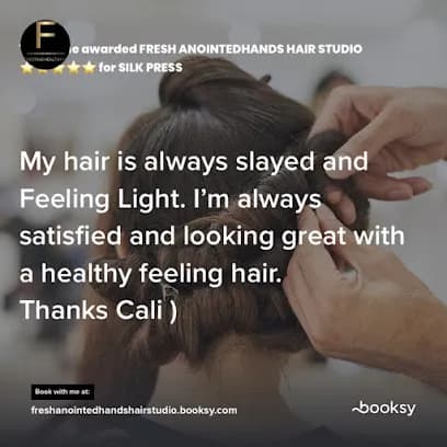 FRESH ANOINTEDHANDS HAIR STUDIO - Head Spa