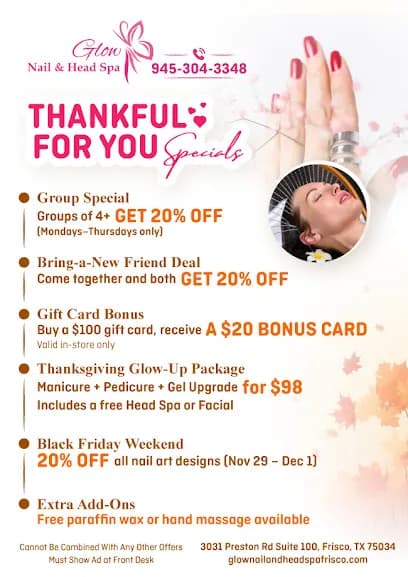 Glow Nail And Head Spa - Head Spa