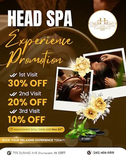 Happy Nail Salon - Head Spa